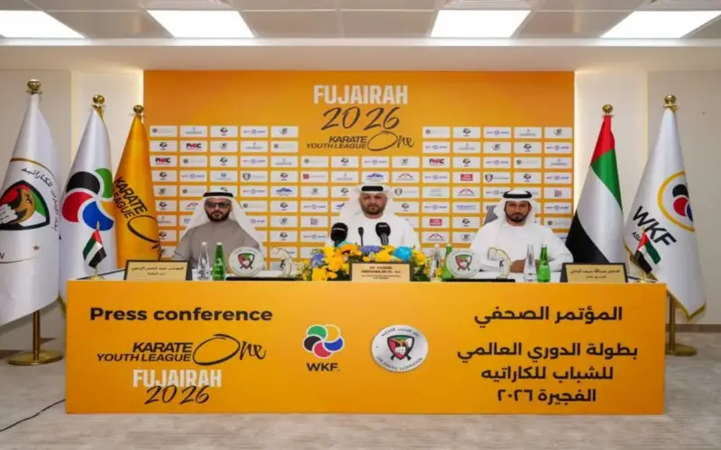 أرقام قياسية ومفاجآت في الدوري العالمي لشباب الكاراتيه ( الفجيرة 2026 )